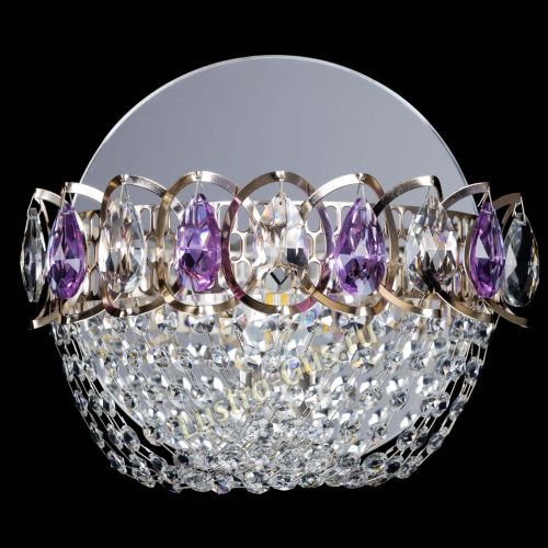 Бра Астра ажур фиолетовая в Новокузнецке Бра Астра ажур фиолетовая в Новокузнецке