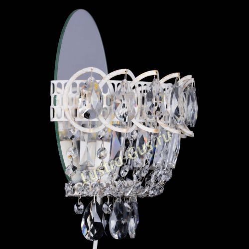 Бра Астра белая в Новокузнецке Гусь Хрустальный