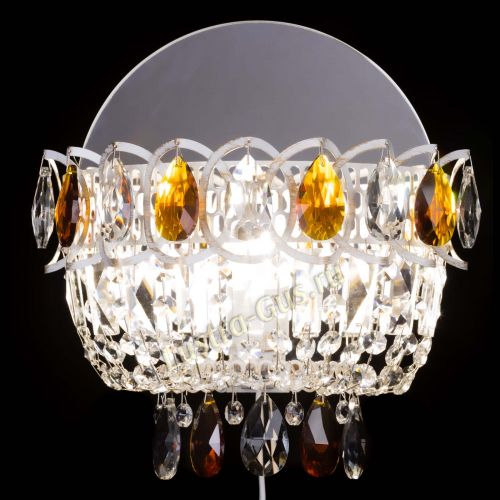 Бра Астра Чайная белая в Новокузнецке Гусь Хрустальный