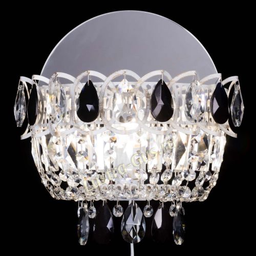 Бра Астра Черная белая в Новокузнецке Гусь Хрустальный