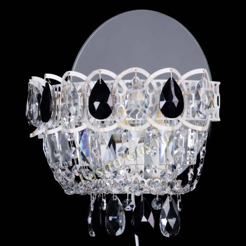 Бра Астра Черная белая в Новокузнецке Гусь Хрустальный