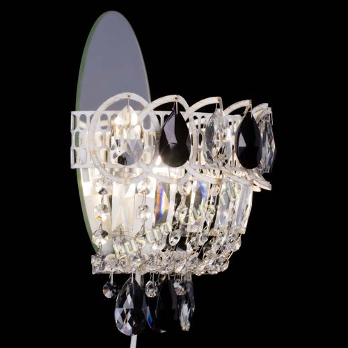 Бра Астра Черная белая в Новокузнецке Гусь Хрустальный