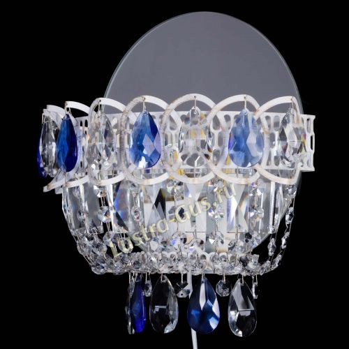 Бра Астра Синяя белая в Новокузнецке Гусь Хрустальный