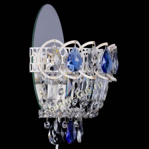 Бра Астра Синяя белая в Новокузнецке Гусь Хрустальный