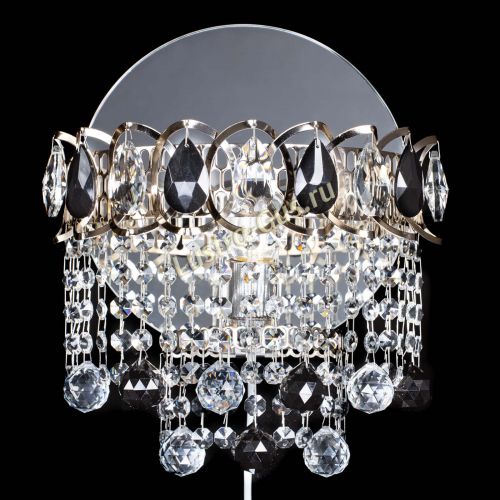 Бра Астра Капель шар 30 Черная в Новокузнецке Гусь Хрустальный