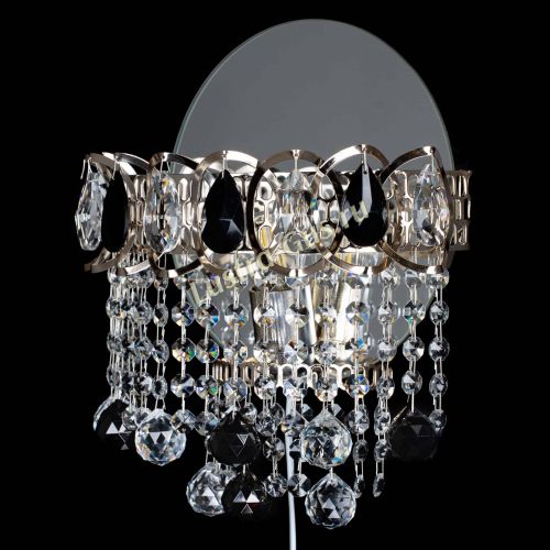 Бра Астра Капель шар 30 Черная в Новокузнецке Гусь Хрустальный