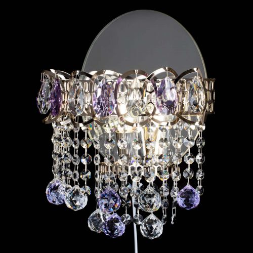 Бра Астра Капель шар 30 Фиолетовая в Новокузнецке Гусь Хрустальный