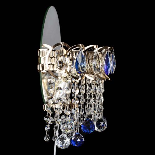 Бра Астра Капель шар 30 Синяя в Новокузнецке Гусь Хрустальный