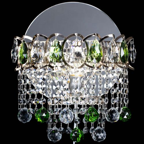 Бра Астра Капель шар 30 Зеленая в Новокузнецке Гусь Хрустальный