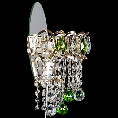 Бра Астра Капель шар 30 Зеленая в Новокузнецке Гусь Хрустальный