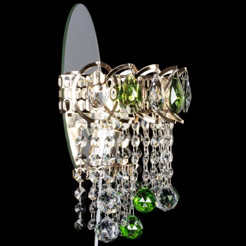 Бра Астра Капель шар 30 Зеленая в Новокузнецке Гусь Хрустальный