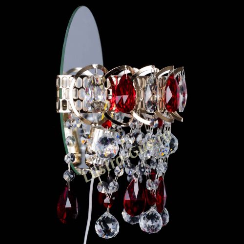 Бра Астра Паутинка красная в Новокузнецке Гусь Хрустальный