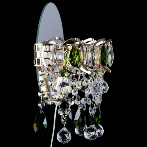 Бра Астра Паутинка зеленая в Новокузнецке Гусь Хрустальный