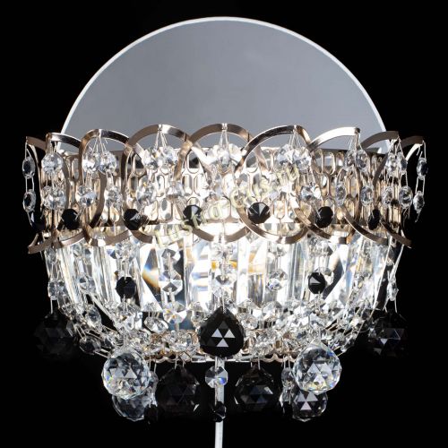 Бра Астра пластинка шар Черная в Новокузнецке Гусь Хрустальный