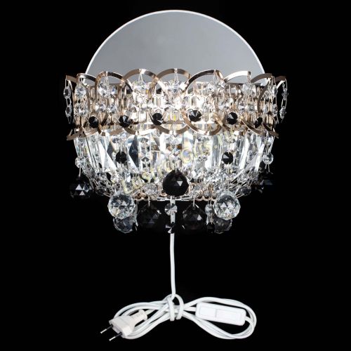 Бра Астра пластинка шар Черная в Новокузнецке Гусь Хрустальный