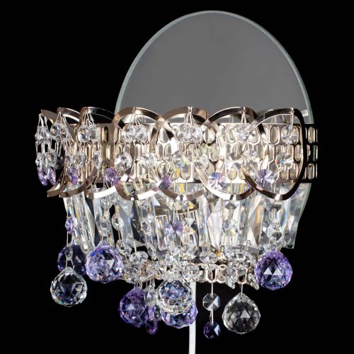 Бра Астра пластинка шар Фиолетовая в Новокузнецке Гусь Хрустальный