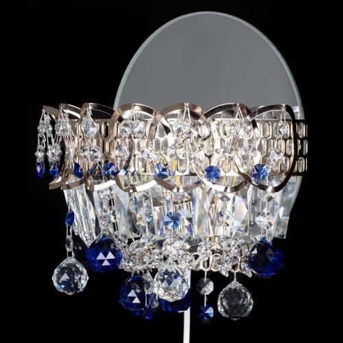 Бра Астра пластинка шар Синяя в Новокузнецке Гусь Хрустальный