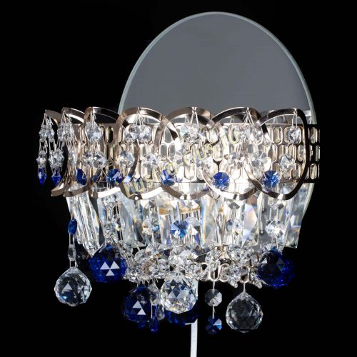 Бра Астра пластинка шар Синяя в Новокузнецке Гусь Хрустальный