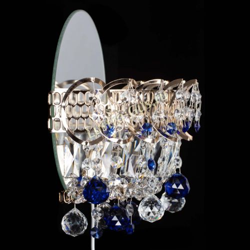 Бра Астра пластинка шар Синяя в Новокузнецке Гусь Хрустальный