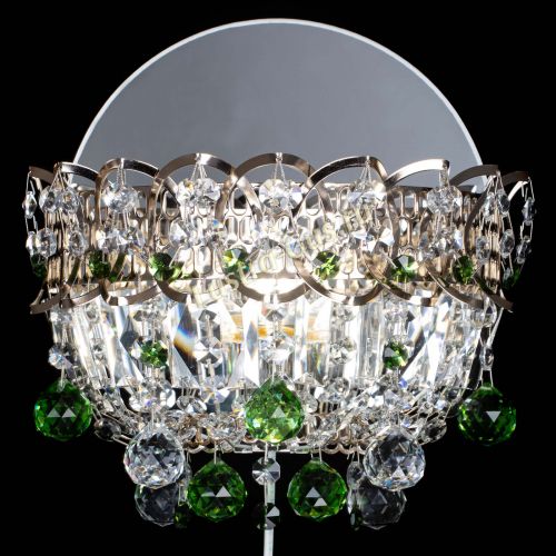 Бра Астра пластинка шар Зеленая в Новокузнецке Гусь Хрустальный