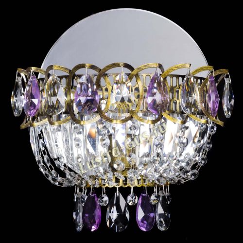 Бра Астра Фиолетовая под бронзу в Новокузнецке Бра Астра Фиолетовая под бронзу в Новокузнецке