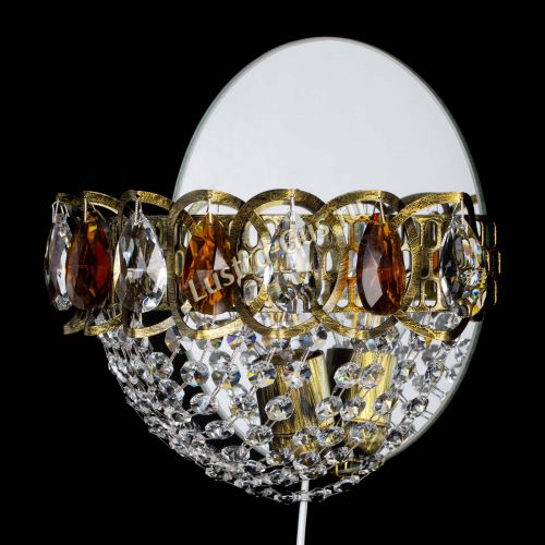 Бра Астра Сетка под бронзу Чайная в Новокузнецке Гусь Хрустальный