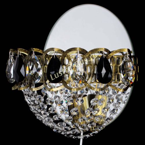 Бра Астра Сетка под бронзу Черная в Новокузнецке Гусь Хрустальный