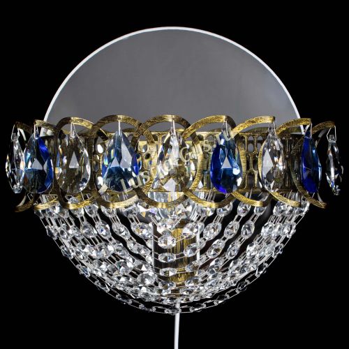 Бра Астра Сетка под бронзу Синяя в Новокузнецке Бра Астра Сетка под бронзу Синяя в Новокузнецке