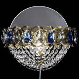 Бра Астра Сетка под бронзу Синяя в Новокузнецке Бра Астра Сетка под бронзу Синяя в Новокузнецке