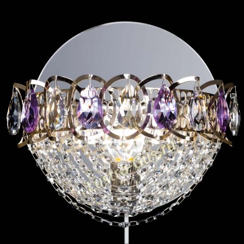 Бра Астра Сетка фиолетовая в Новокузнецке Гусь Хрустальный