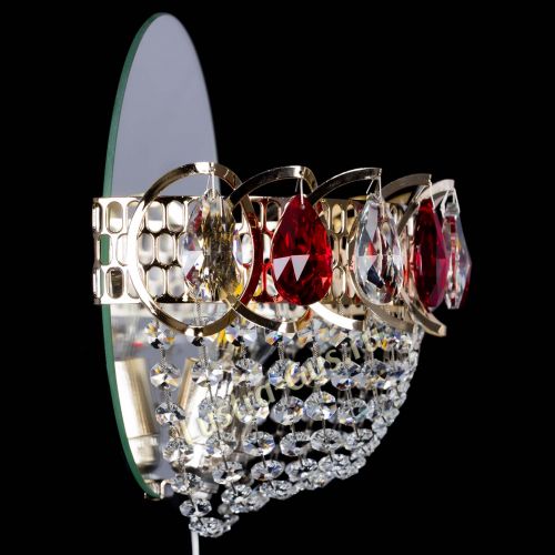 Бра Астра Сетка красная в Новокузнецке Гусь Хрустальный