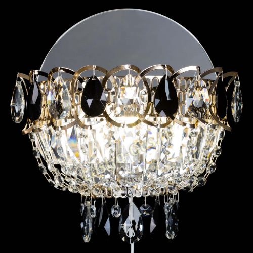 Бра Астра черная в Новокузнецке Гусь Хрустальный