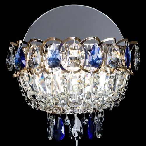 Бра Астра синяя в Новокузнецке Гусь Хрустальный