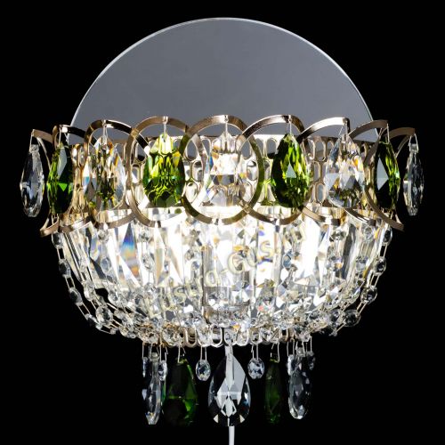 Бра Астра зеленая в Новокузнецке Гусь Хрустальный