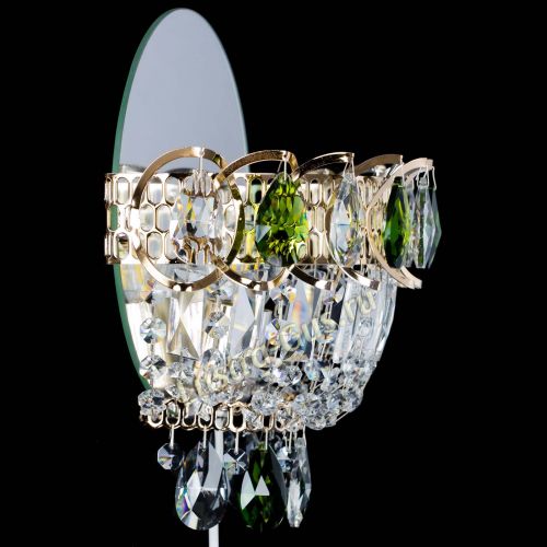 Бра Астра зеленая в Новокузнецке Гусь Хрустальный