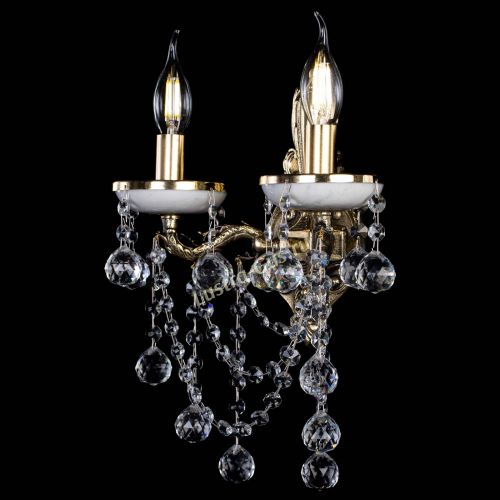 Бра Атланта из мрамора №2 шар в Новокузнецке Гусь Хрустальный