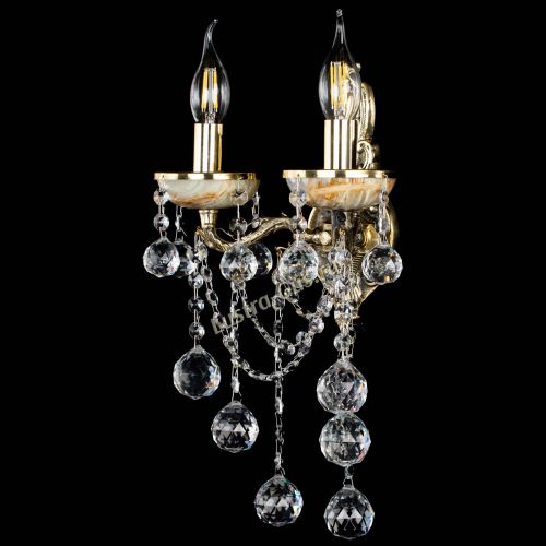 Бра Оникс №2/2 шар в Новокузнецке Гусь Хрустальный