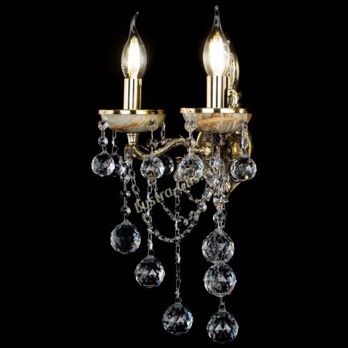 Бра Оникс №2/2 шар в Новокузнецке Гусь Хрустальный