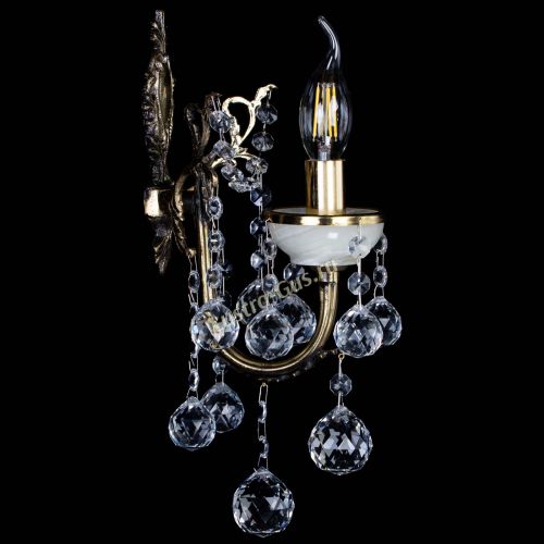 Бра Веста №1 с камнем шар в Новокузнецке Гусь Хрустальный