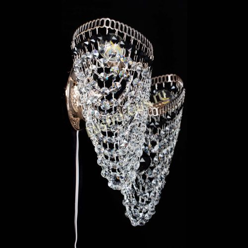 Бра Бутоны №2 черная в Новокузнецке Гусь Хрустальный