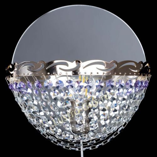 Бра Диана фиолетовая в Новокузнецке Гусь Хрустальный