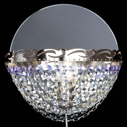 Бра Диана фиолетовая в Новокузнецке Гусь Хрустальный