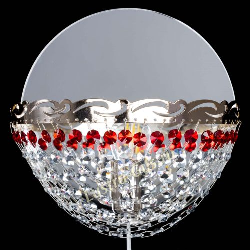 Бра Диана красная в Новокузнецке Гусь Хрустальный