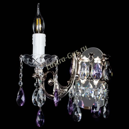 Бра Елизавета №1 мини фиолетовая в Новокузнецке Бра Елизавета №1 мини фиолетовая в Новокузнецке