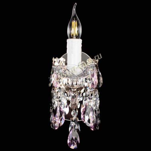 Бра Елизавета №1 мини синяя в Новокузнецке Гусь Хрустальный