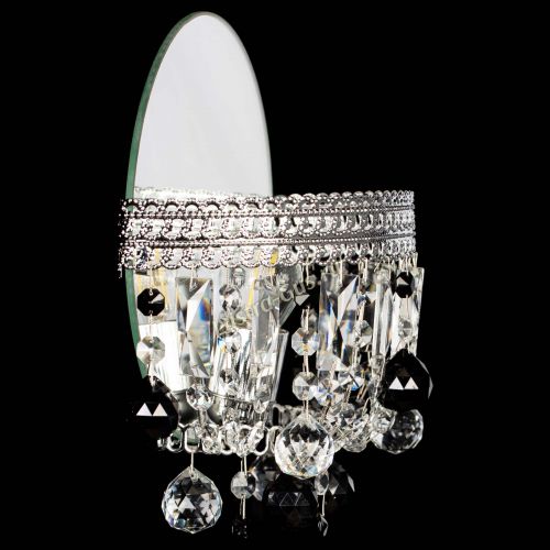 Бра Флоренция шар черная в Новокузнецке Гусь Хрустальный