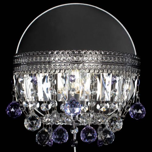 Бра Флоренция шар фиолетовая в Новокузнецке Гусь Хрустальный