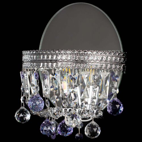 Бра Флоренция шар фиолетовая в Новокузнецке Гусь Хрустальный