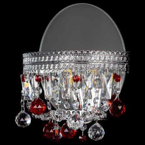 Бра Флоренция шар красная в Новокузнецке Гусь Хрустальный