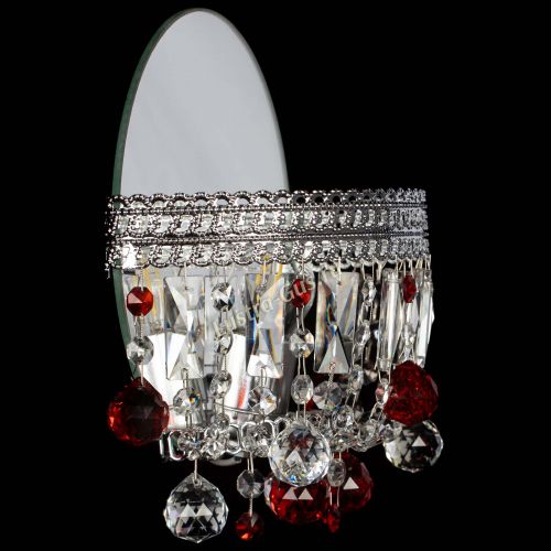 Бра Флоренция шар красная в Новокузнецке Гусь Хрустальный